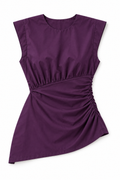 Iris Asymmetric Poplin Top