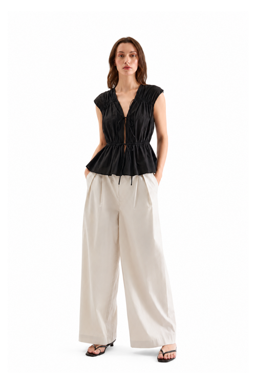 Aira Wide-Leg Trousers