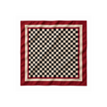 Crimson Checkmate Scarf